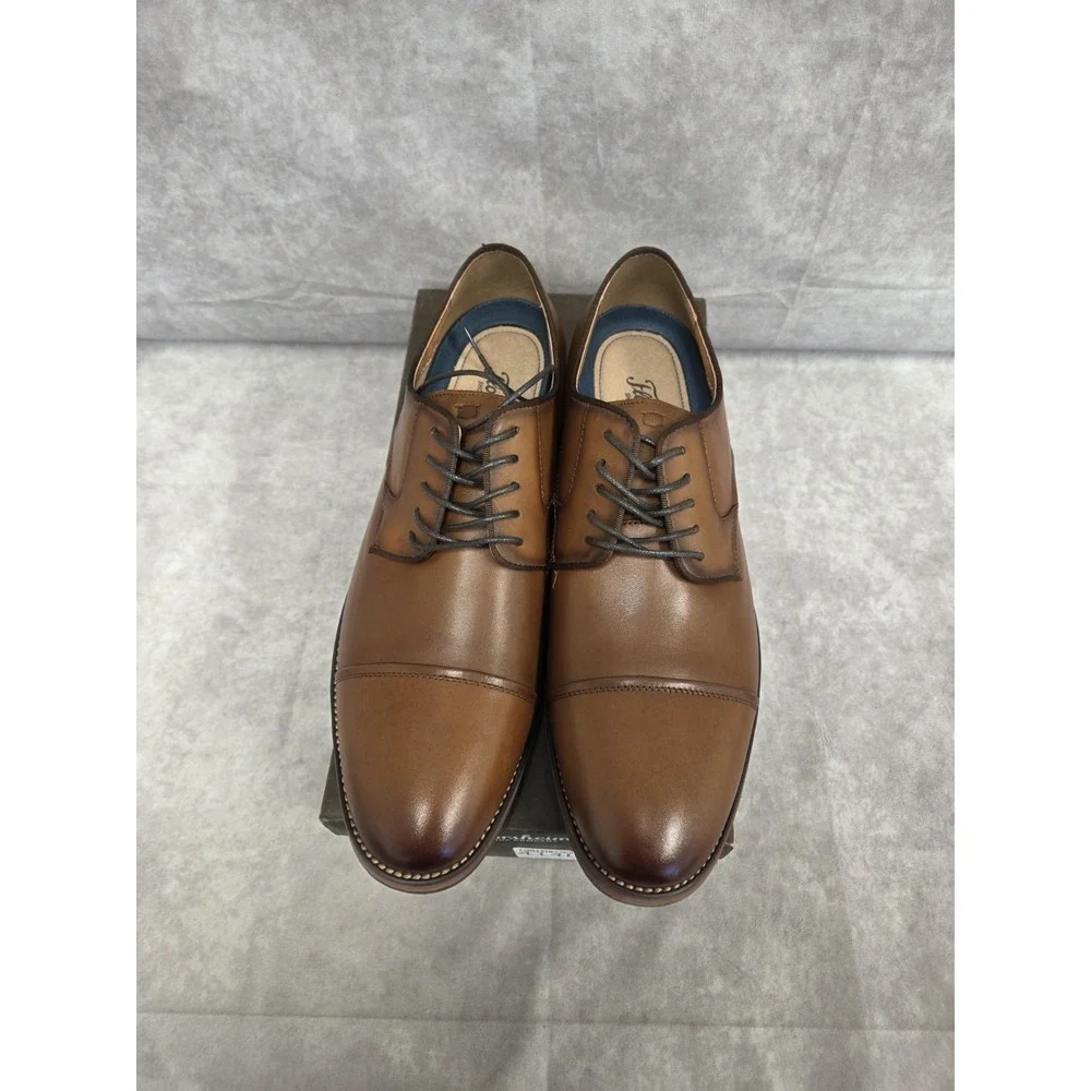 Florsheim Mens Dress Shoes SZ-13D Tan Cap Toe
